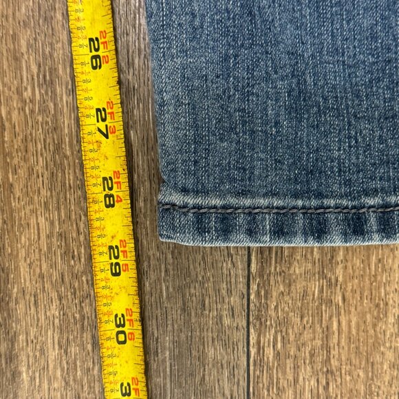 TK Axel Jeans Men's 32x30 Medium Wash Slim Straight Faded Stretch Denim Grunge - Picture 9 of 9